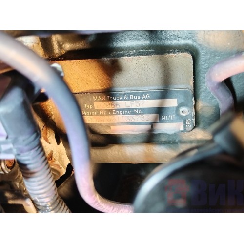 Двигатель в сборе MAN D2066 LF57 2013г №50537001133703 (без стартера и вискомуфты) (662), -9