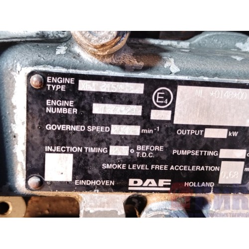 Двигатель в сборе DAF 95 505586 XF315M (без стартера и вискомуфты) (574), -2