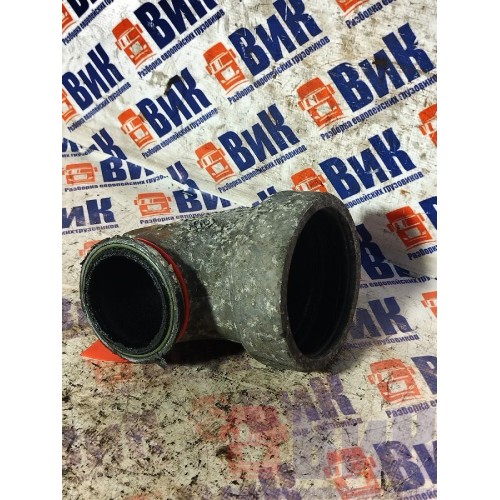 Патрубок турбины угловой MAN D2066 LF57 №50526360892641 (алюм.) (026), 51094113531-2