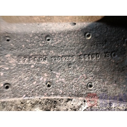 Колодка тормозная Scania P340 DC12 058929 задняя 25,5см (бараб.торм.) (843), 1300205-2