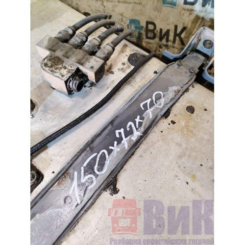 Бак топливный 600л Scania 058944 150х72х70 без крышки горловины (вареный) (749), 1517308-7