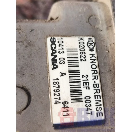 Кран управления тормозами прицепа Scania P340 058944 DC12 (049), 1879274-2