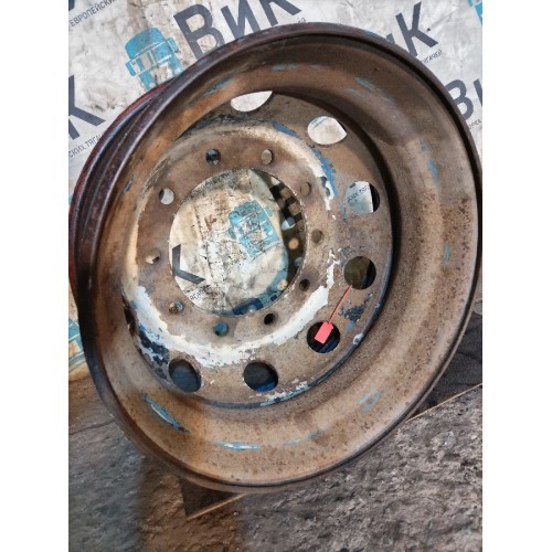 Диск колесный 9.00 R22.5 MAN TGA 439195 ржавый (588), -5