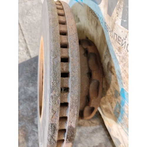 Диск тормозной Iveco Stralis 241774 Cursor 10 передний (вентилируемый) (255), -6