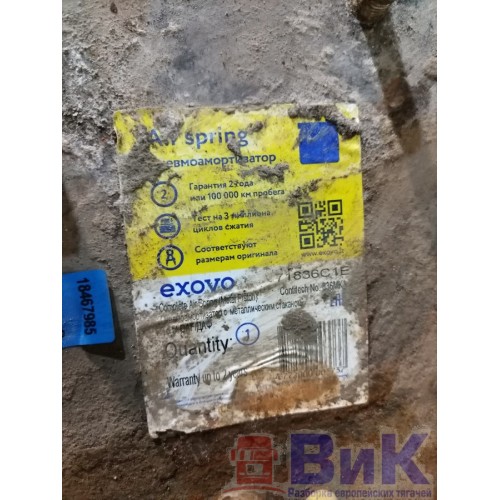 Пневмоподушка DAF 105 XF 968517 задняя EXOVO (985), -4