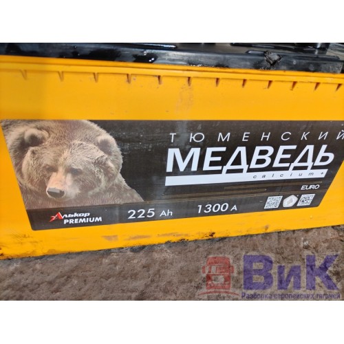 Аккумулятор 225Ah 1300A Scania R440 458663 DC13 Тюменский Медведь (397), -5