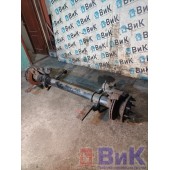 Ось полуприцепа SAF на полурессорах в сборе (деф. амортизаторов) (095)