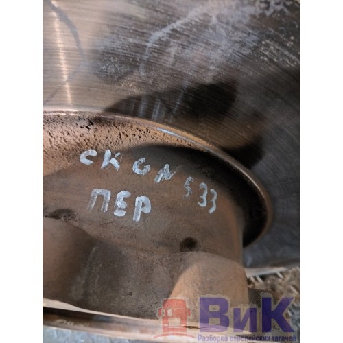 Диск тормозной Scania G440 181363 передний вентилируемый (258), -7