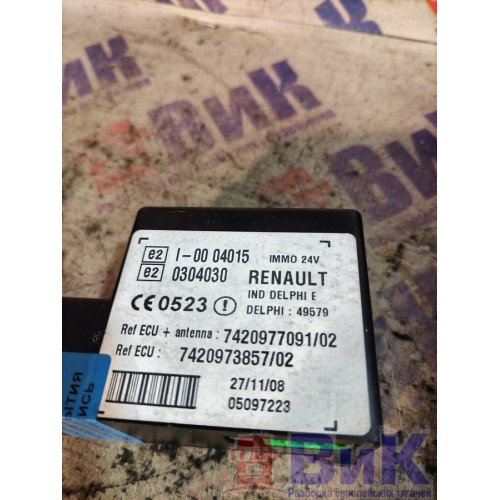 Блок иммобилайзера Renault Magnum DXI 2009г (062), 7420977091-4