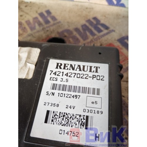 Блок ECS Renault Premium DXI (правый руль) (049), 7421427022-4
