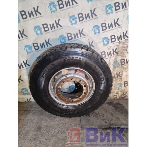 Колесо в сборе 315/80 R22.5 КАМАЗ 65206-Т5 2487313 GREENTRAC 2023г (592), 