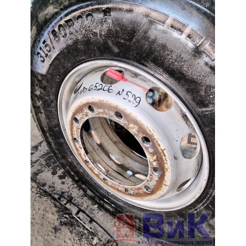 Колесо в сборе 315/80 R22.5 КАМАЗ 65206-Т5 2487313 GREENTRAC 2023г (593), -1