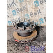 Ступица передняя КАМАЗ 65206-Т5 2487313 диск.торм./разбор.подш.вентилируемый диск деф. (743)