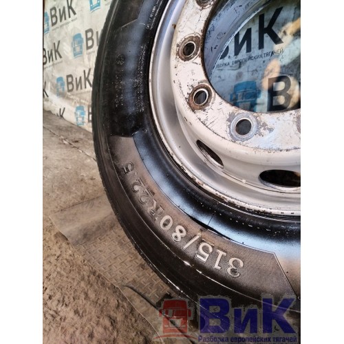 Колесо в сборе 315/80 R22.5 КАМАЗ 65206-Т5 2487313 GREENTRAC 22г (752), -1