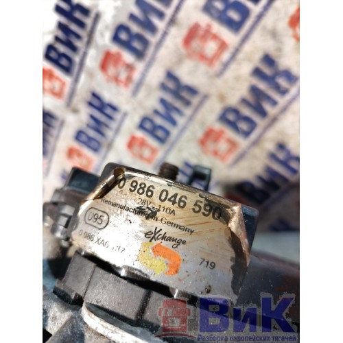Генератор MAN TGA 086712 D2066 LF03 (деф.пластика) (822), 0986046590-1