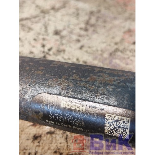 Топливная рампа MAN TGA 086712 D2066 LF03 с датчиком (826), 51103116058-5