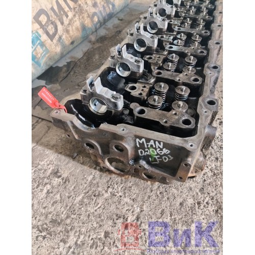 Головка блока цилиндров (ГБЦ) MAN TGA 086712 D2066 LF03 (4 трещины) (835), -12
