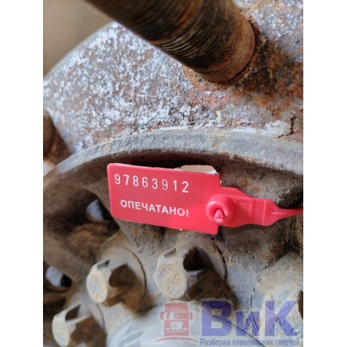 Ось полуприцепа SAF на полурессорах в сборе (нет 1 амортизатора) (912), SKRB9022K-4