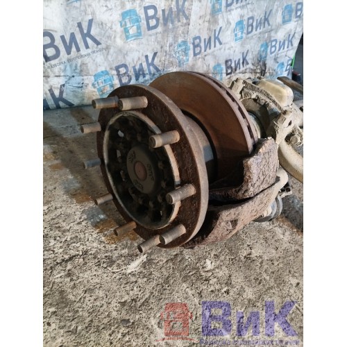 Ось полуприцепа SAF на полурессорах в сборе (деф. амортизаторов) (914), SKRB9022K-7