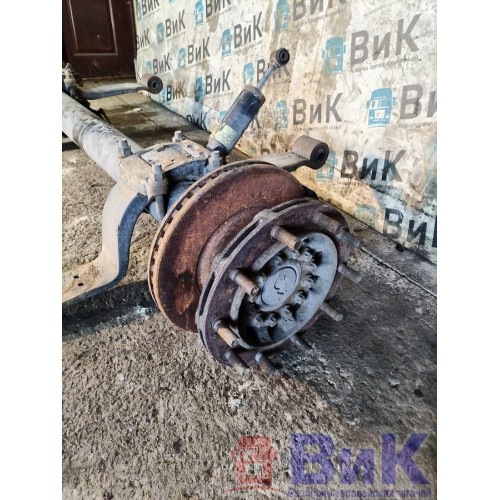 Ось полуприцепа Schmitz на полурессорах в сборе (нет 1 амортизатора) (915), SCB9010-5