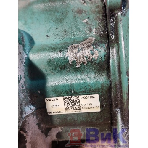 Насос ГУРа Volvo FH 4 816611 D13K в сборе с ТННД (197), 22204184-5